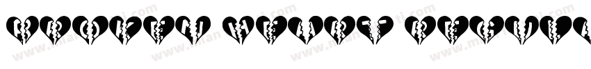 BROKEN HEART Regular字体转换